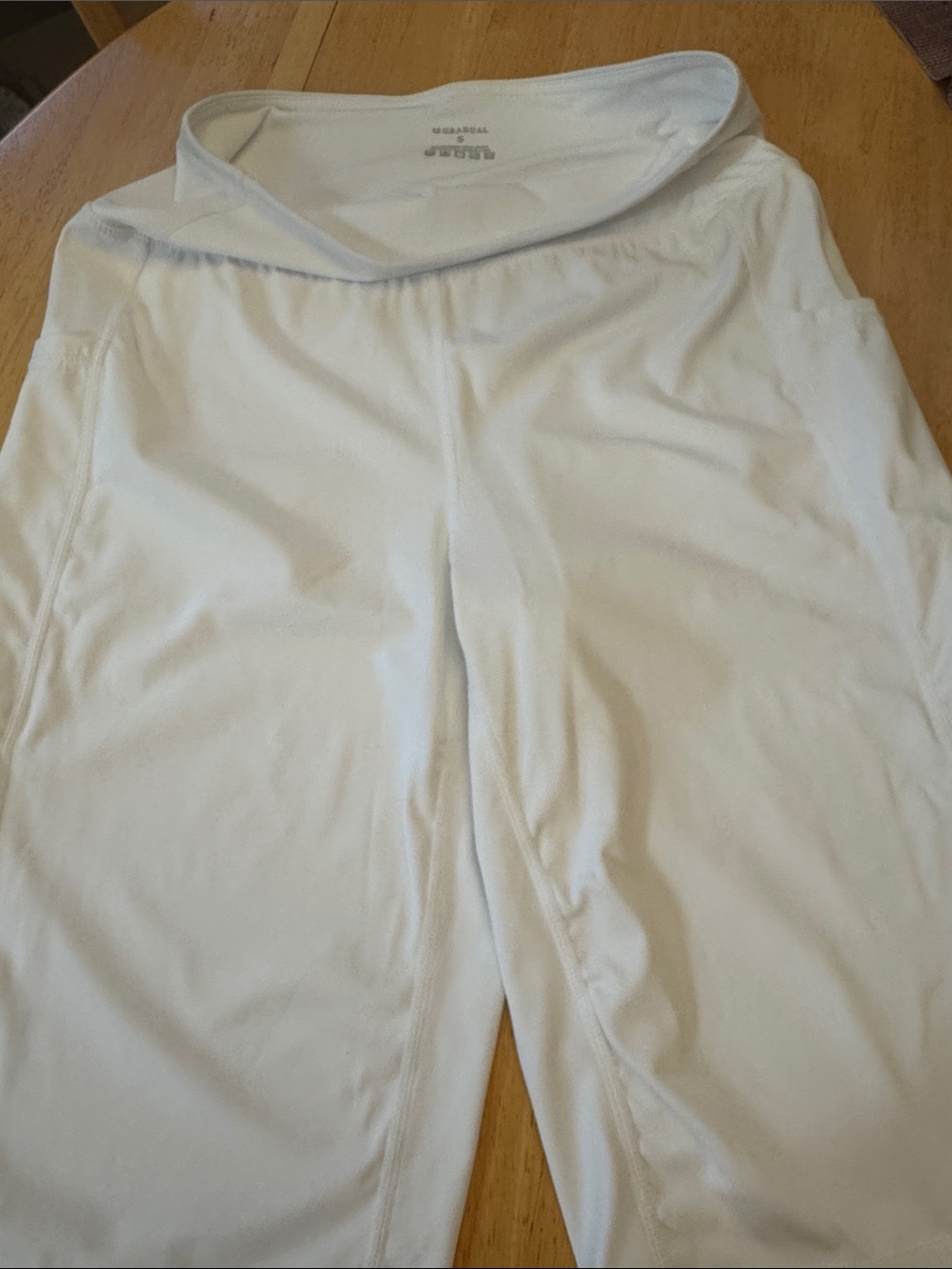 G Gradual White Pull-On Athletic Pants